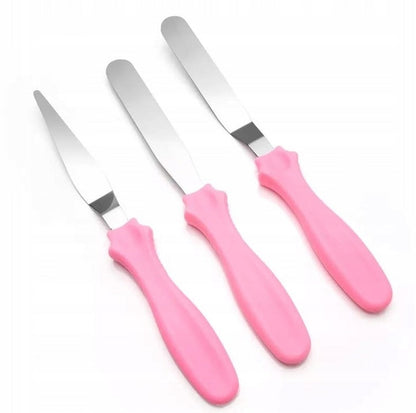 Łopatka do tortów ZESTAW 3 szt. DO WYGŁADZANIA MASY