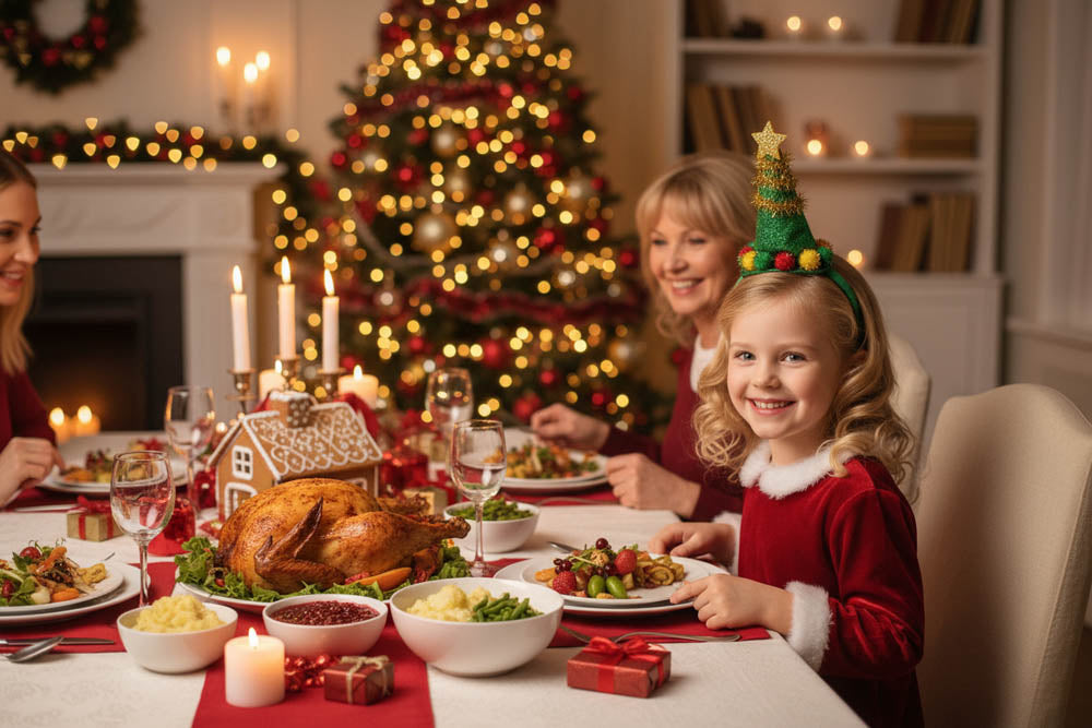 Świąteczna opaska na głowę, ozdoba Świąteczna - OPASKA CHOINKA Z GWIAZDKĄ