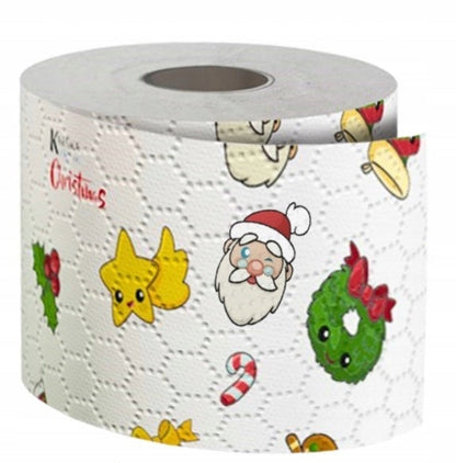 Papier toaletowy świąteczny mikołaje