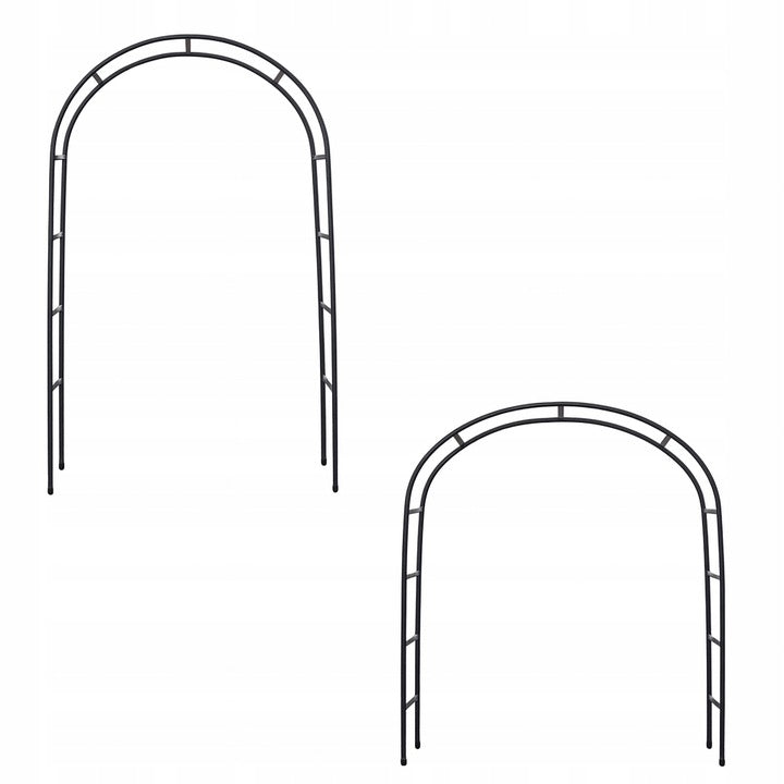 Pergola metalowa łukowa 240 cm – STELAŻ OGRODOWY NA RÓŻE I PNĄCZA, DEKORACYJNY ŁUK NA BALONY, WESELE I EVENTY