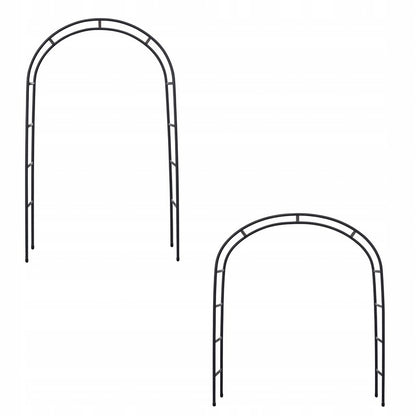 Pergola metalowa łukowa 240 cm – STELAŻ OGRODOWY NA RÓŻE I PNĄCZA, DEKORACYJNY ŁUK NA BALONY, WESELE I EVENTY