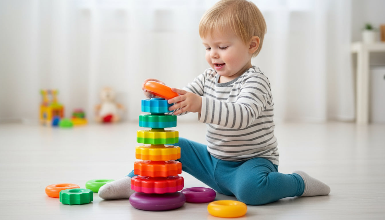 Zakręcona piramida zabawka edukacyjna dla dzieci