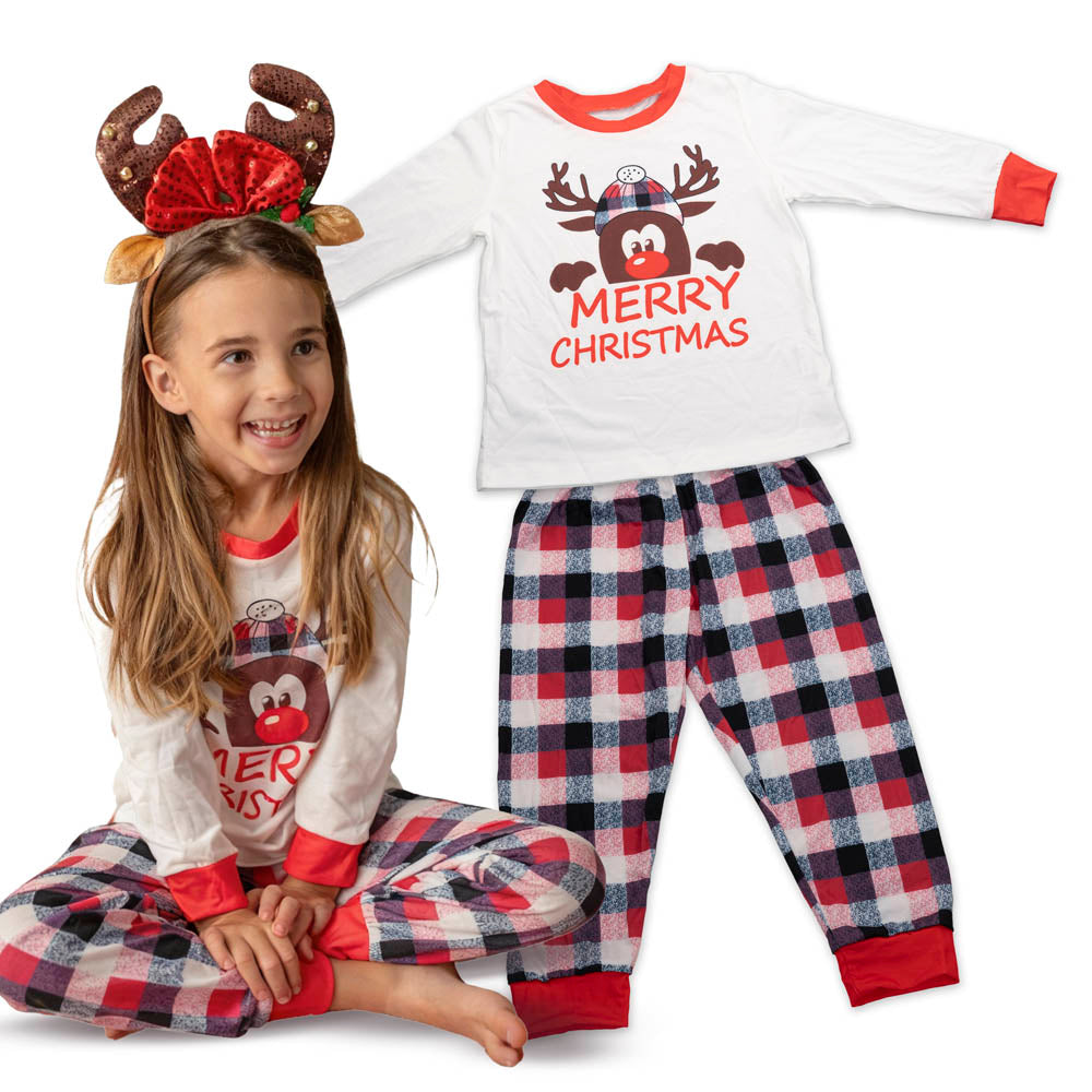 Pidżama dla dzieci - ŚWIĄTECZNA - unisex - 120cm