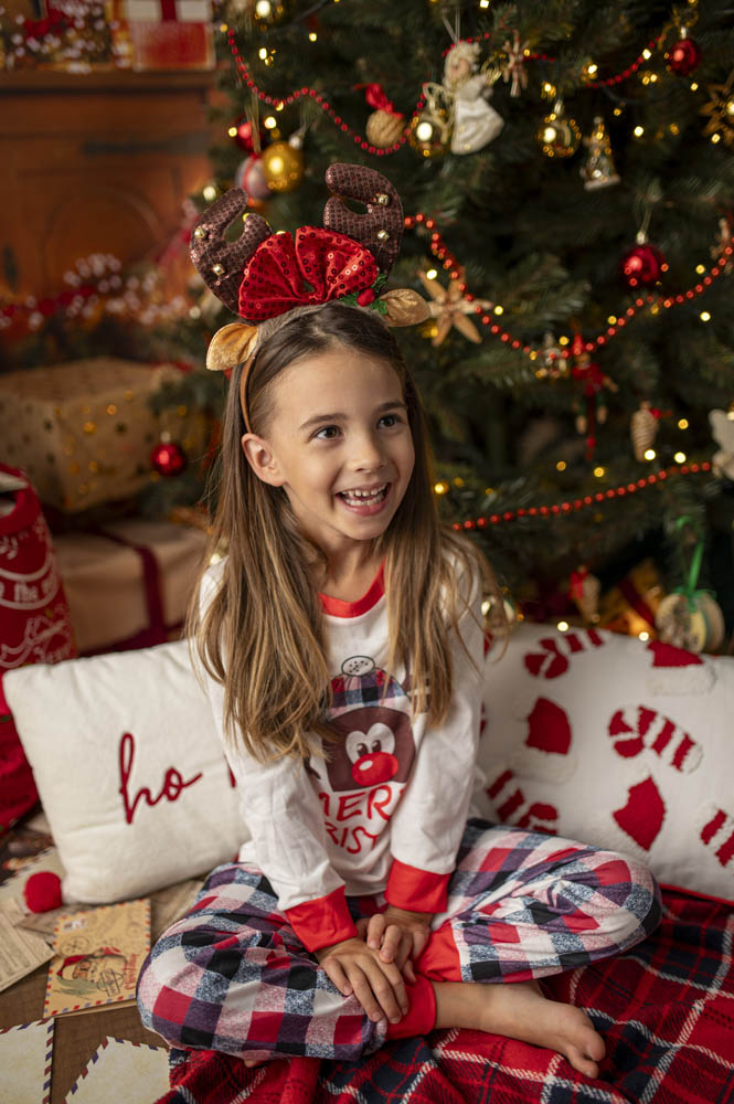 Pidżama dla dzieci - ŚWIĄTECZNA - unisex - 120cm