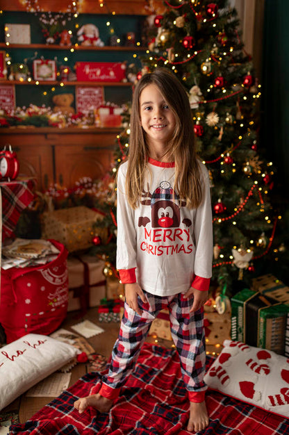 Pidżama dla dzieci - ŚWIĄTECZNA - unisex - 120cm