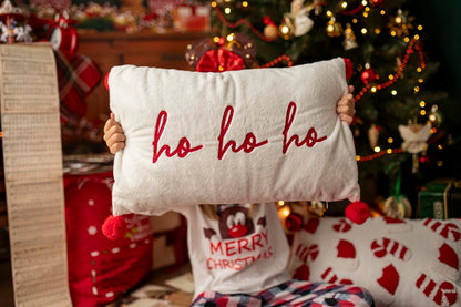 Świąteczna poduszka DEKORACYJNA - HOHOHO