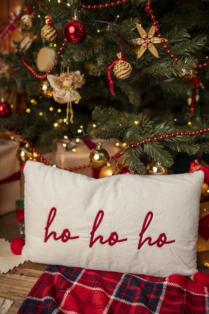 Świąteczna poduszka DEKORACYJNA - HOHOHO