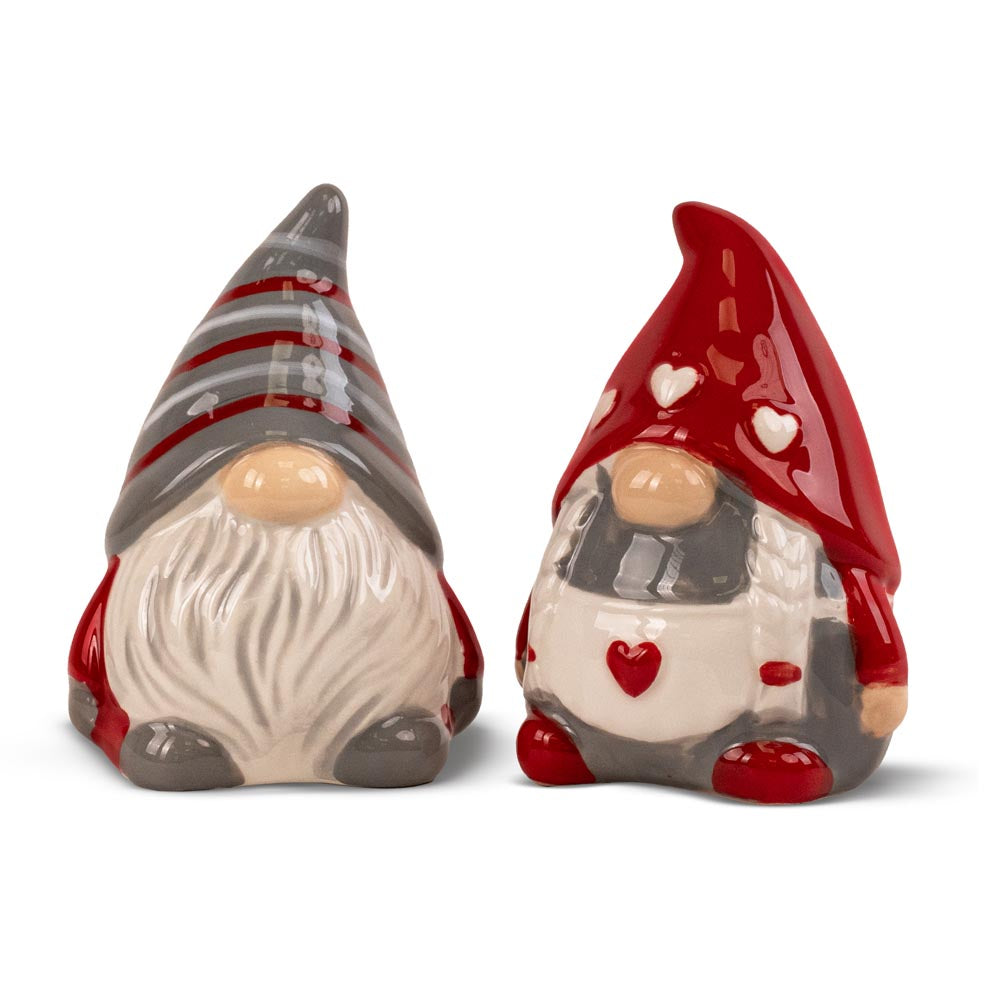 Świąteczny zestaw na przyprawy - pieprzniczka i solniczka,