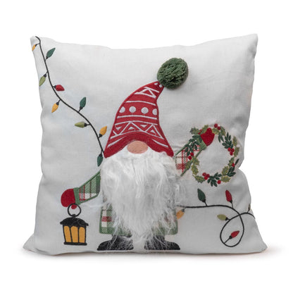 Świąteczna poduszka - w skrzaty świąteczne  45x45cm- GADŻET ŚWIĄTECZNY