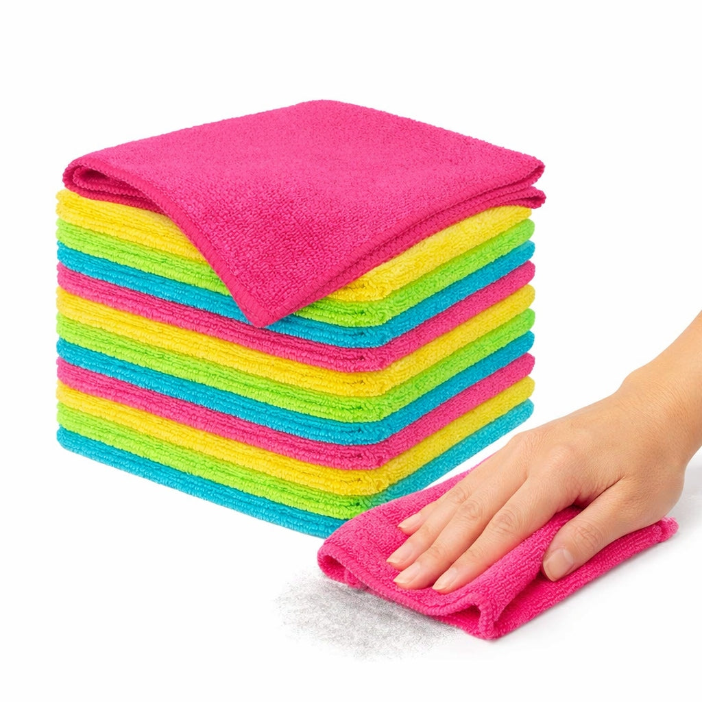 Soft microfiber cloths 30x30cm