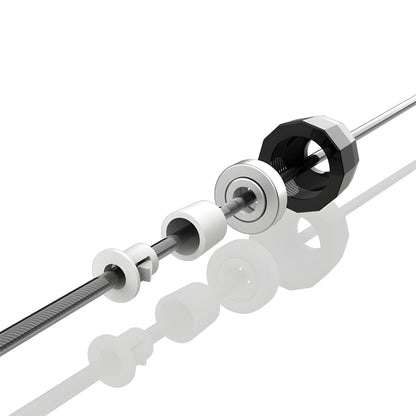 Skakanka regulowana bokserska 300 cm - STALOWA LINKA Z ŁOŻYSKAMI DO TRENINGU FITNESS