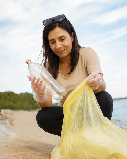 ALLBAG 120L yellow garbage bags