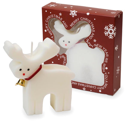 Świeca sojowa tradycyjna - RENIFER - świeczka na prezent, OZDOBNA ŚWIECZKA