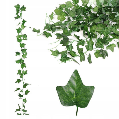 Sztuczny bluszcz na ścianę 12,5m 5szt.