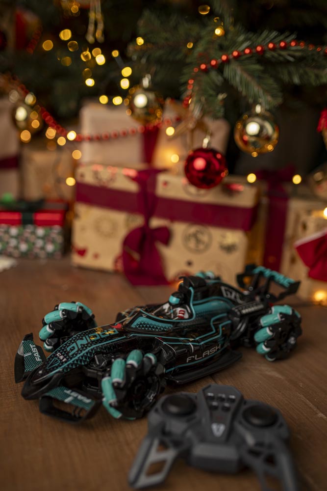 Duży zdalnie sterowany samochód do driftu