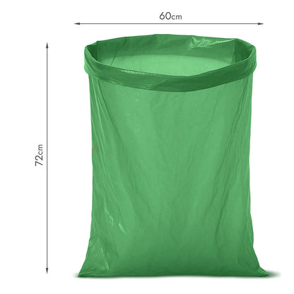 Worki na śmieci 60L zielone ALLBAG