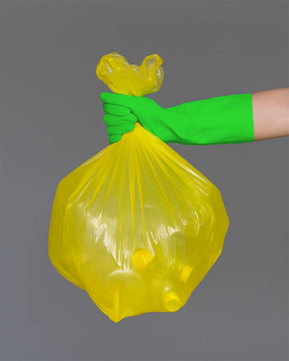 Worki na śmieci 35L żółte ALLBAG