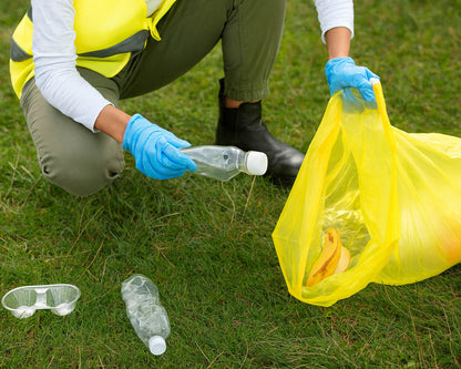 Worki na śmieci 35L żółte ALLBAG