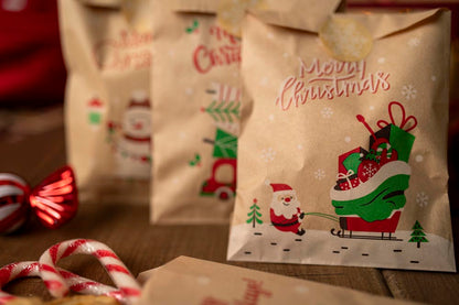 Kalendarz adwentowy, świąteczne torebki prezentowe 24szt