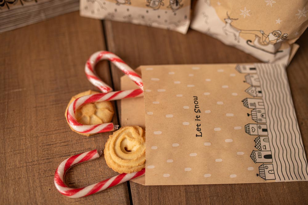 Kalendarz adwentowy, torebki świąteczne prezentowe 24szt