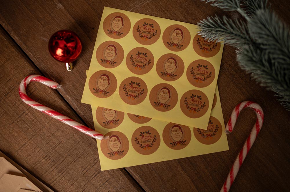 Kalendarz adwentowy, torebki świąteczne prezentowe 24szt