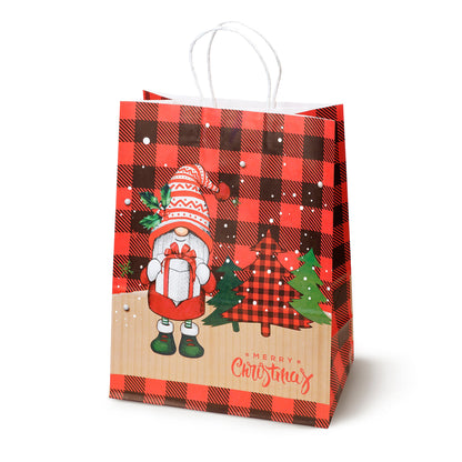 Papierowe torebki świąteczne na prezenty - 330x260x120mm - ZESTAW #11 - DUŻY ROZMIAR