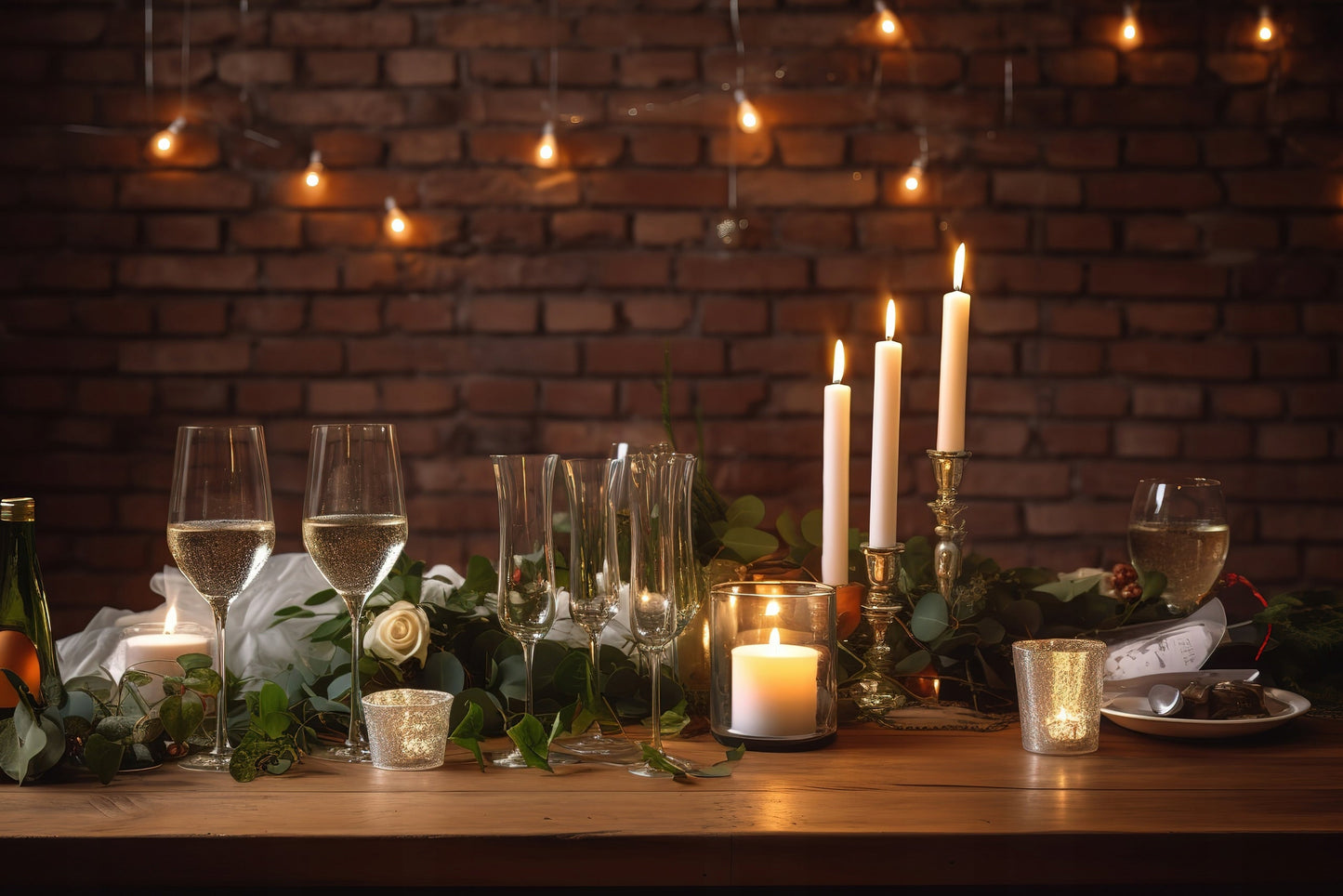 Tradycyjna Świeca Stołowa Biała 30 szt.