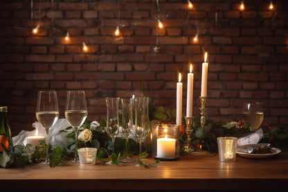 Tradycyjna Świeca Stołowa Biała 30 szt.