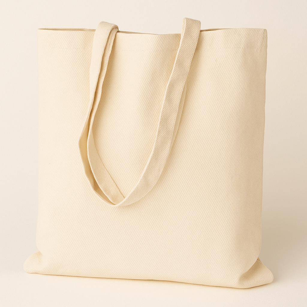 Torba bawełniana ecru 380 x 420 mm SKOŚNY SPLOT