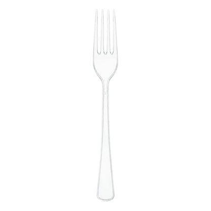 Thick plastic reusable cutlery forks 50 pcs 