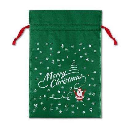 Worki na prezenty - 25x35cm - zielony