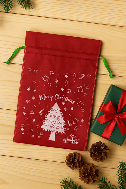 Worek prezentowy na święta Bożego Narodzenia - czerwony
