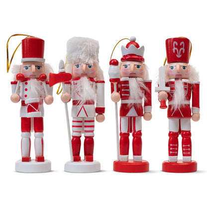 Figurki do zawieszenia - Dziadek do orzechów - ZAWIESZKI NA CHOINKĘ 4szt