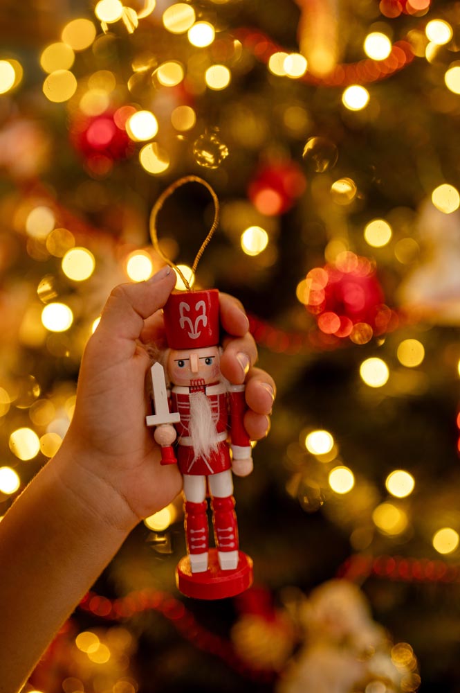 Figurki do zawieszenia - Dziadek do orzechów - ZAWIESZKI NA CHOINKĘ 4szt