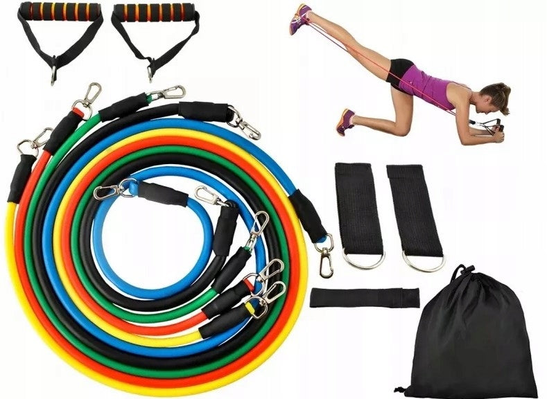 Zestaw gum oporowych do ćwiczeń 5szt