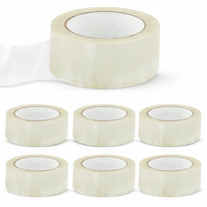 Taśma pakowa 48/100y klejąca bezbarwna 90m 55 mic 6 szt. – uniwersalne zastosowanie