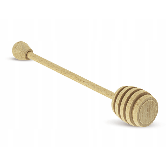 Miodownik Drewniany 18 cm - Nabierak do Miodu z Bukowego Drewna