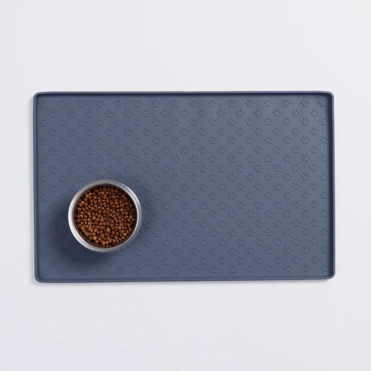 Bowl mat for a dog or cat - 48 x 30 cm - waterproof and non-slip