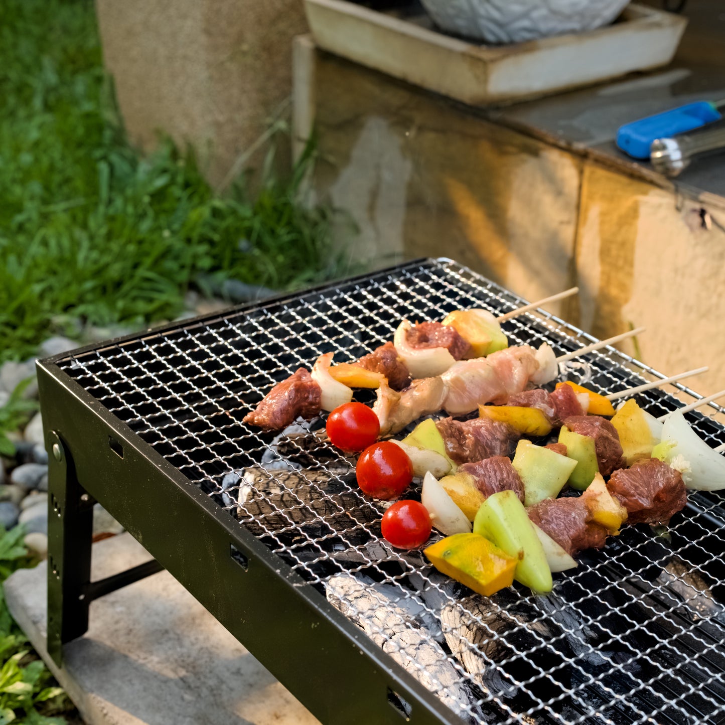 Grill przenośny składany DUŻY