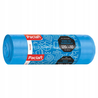 120L worki na szkło - wytrzymałe, zielone, do segregacji