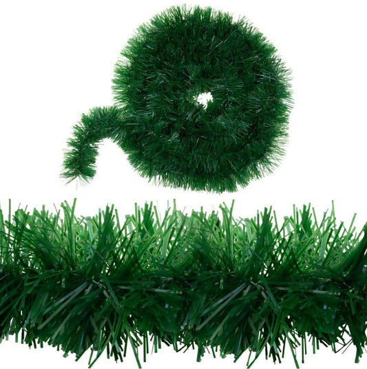 Świąteczny Łańcuch Choinkowy, zielony 400cm