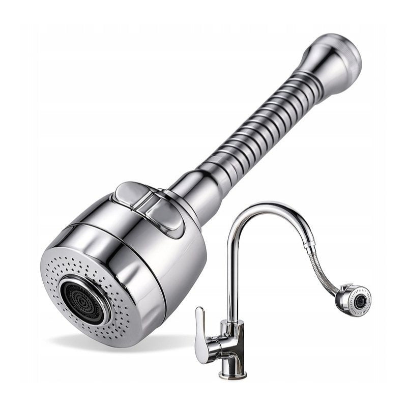 Obrotowy perlator - przedłużka do kranu 2 tryby - adapter z sitkiem do baterii