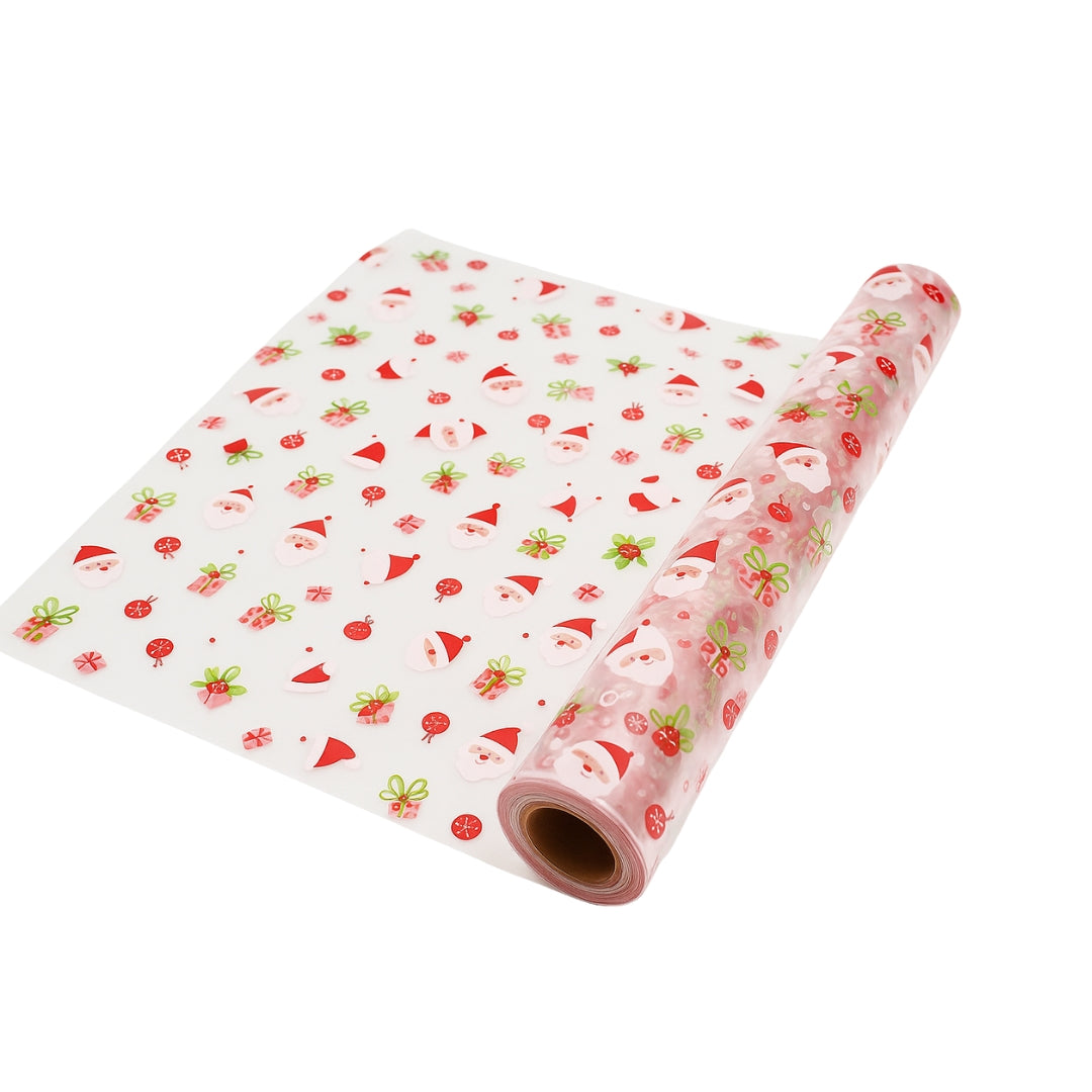 Celofan do pakowania prezentów - folia świąteczna -  MATERIAŁ DO PAKOWANIA PREZENTÓW ŚWIĄTECZNYCH