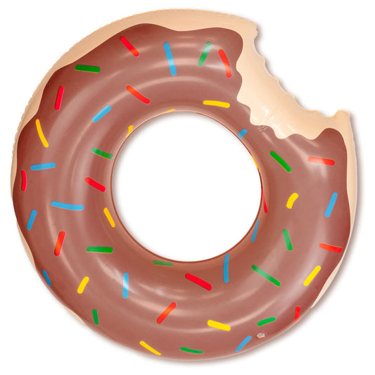 DONUT brązowy koło do pływania