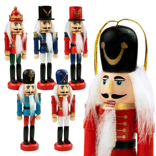 Wooden Christmas figurines - NUTCRACKER - Christmas tree decoration
