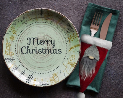 Świąteczne pokrowce na sztućce