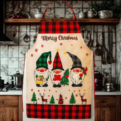 Kuchenny fartuch świąteczny - PREZENT NA ŚWIĘTA