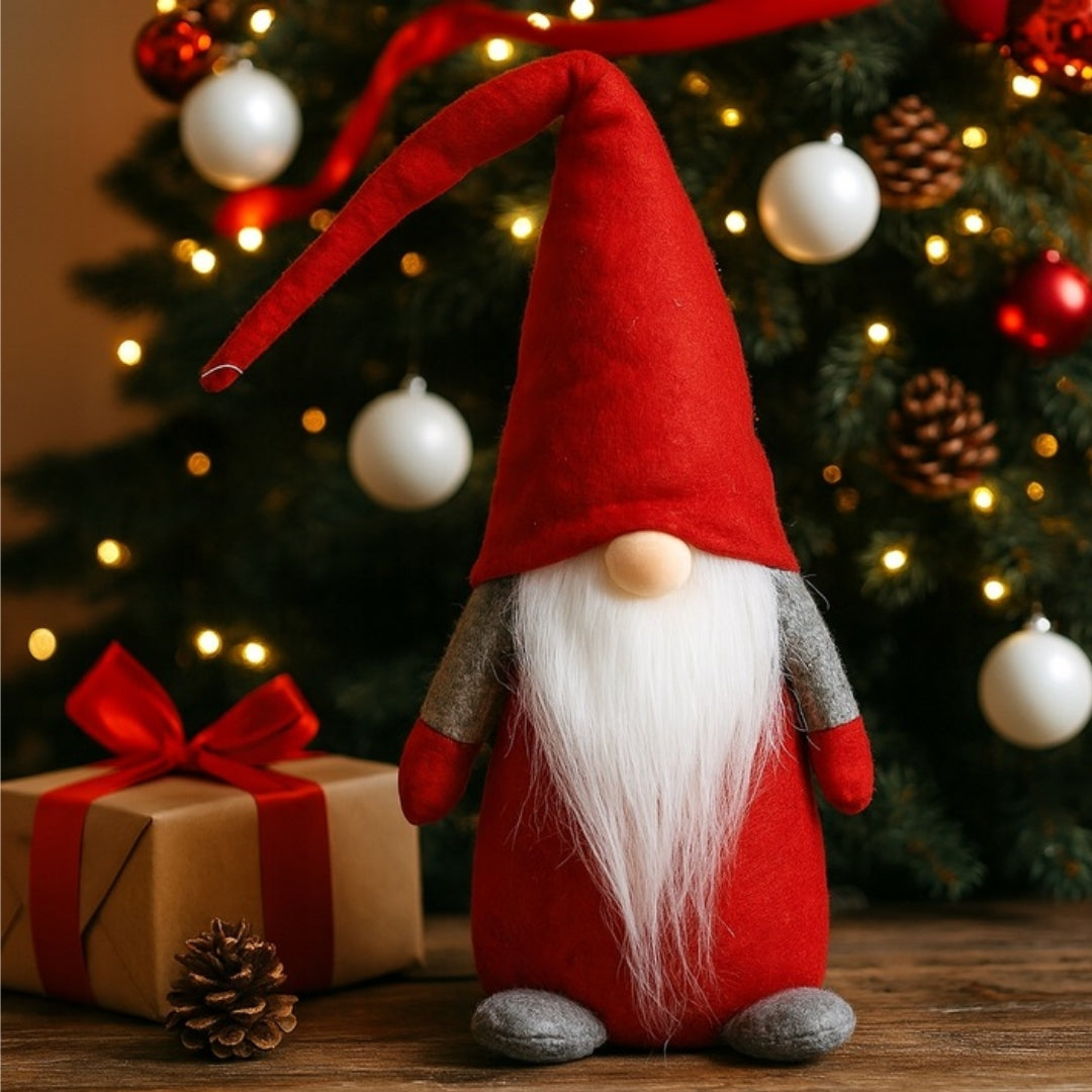 Skrzat, Gnom Świąteczny - czerwony 45cm  - GADŻET, OZDOBA ŚWIĄTECZNA
