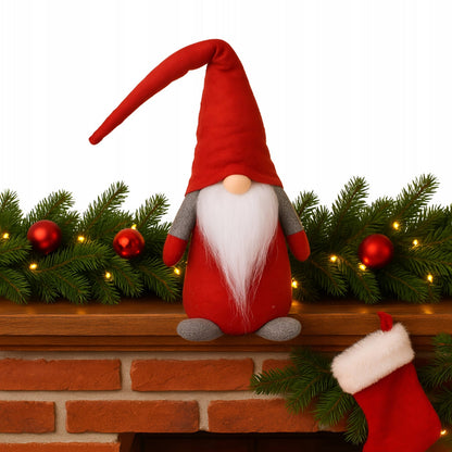 Skrzat, Gnom Świąteczny - czerwony 45cm  - GADŻET, OZDOBA ŚWIĄTECZNA