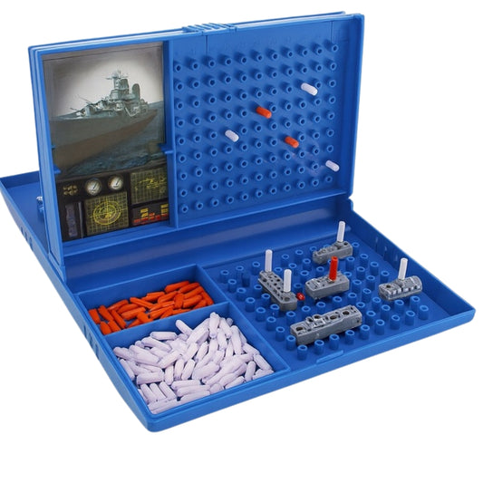 SHIP GAME / NAVAL BATTLE - suitcase for children